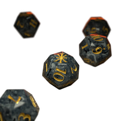 Set of 10 MIR D12 dice